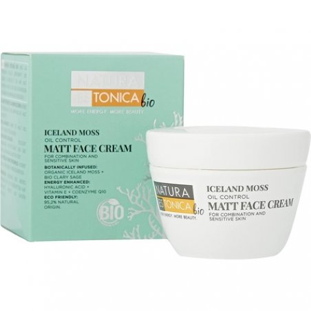 Natura Estonica Bio Face Cream Combination & Sensitive Skin Iceland Moss Oil Control 50ml