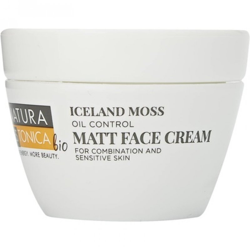 Natura Estonica Bio Face Cream Combination & Sensitive Skin Iceland Moss Oil Control 50ml