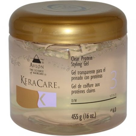 Avlon KeraCare Clear Protein Styling Gel 3-455g