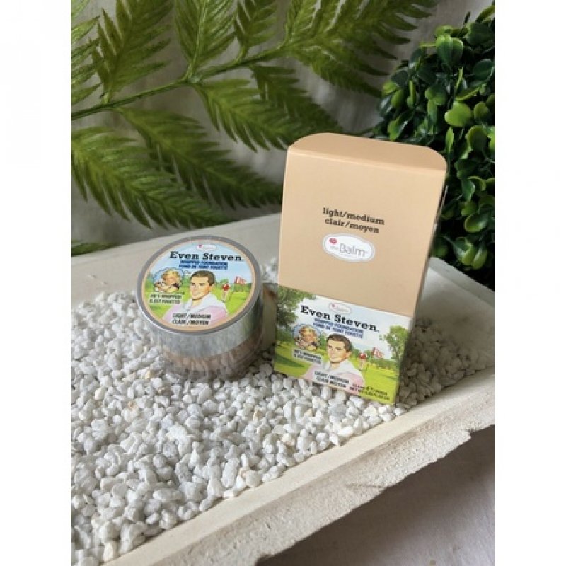 theBalm Even Steven Whipped Foundation Makeup Light/Medium 13.4ml - New