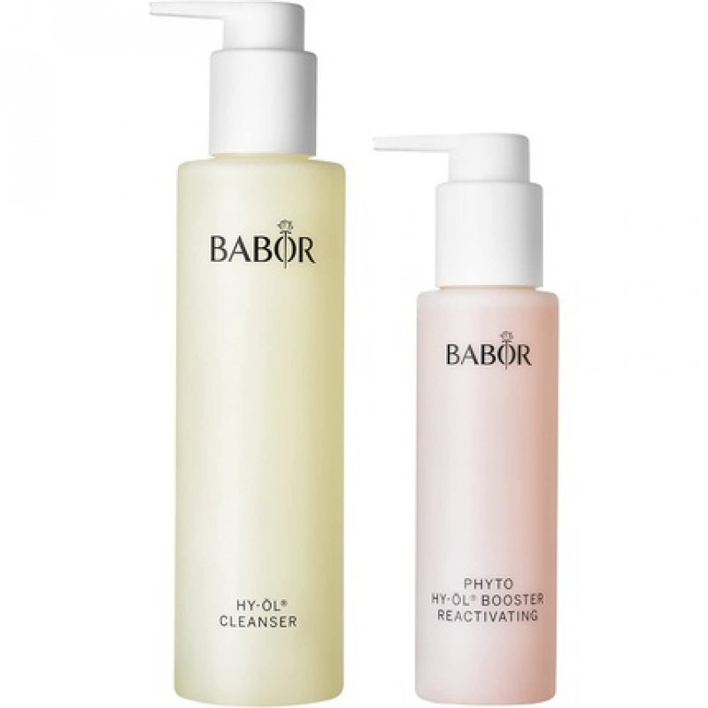 BABOR CLEANSING HY-ÖL & Phytoactive Reactivating Set for Regenerating Skin with Oil & Herbal Extract - 2 Pieces