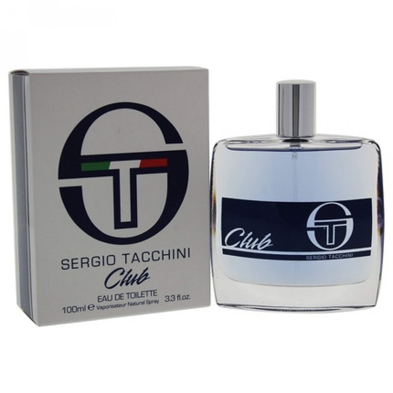 Sergio Tacchini Club Eau De Toilette 100 Ml, Spray For Men