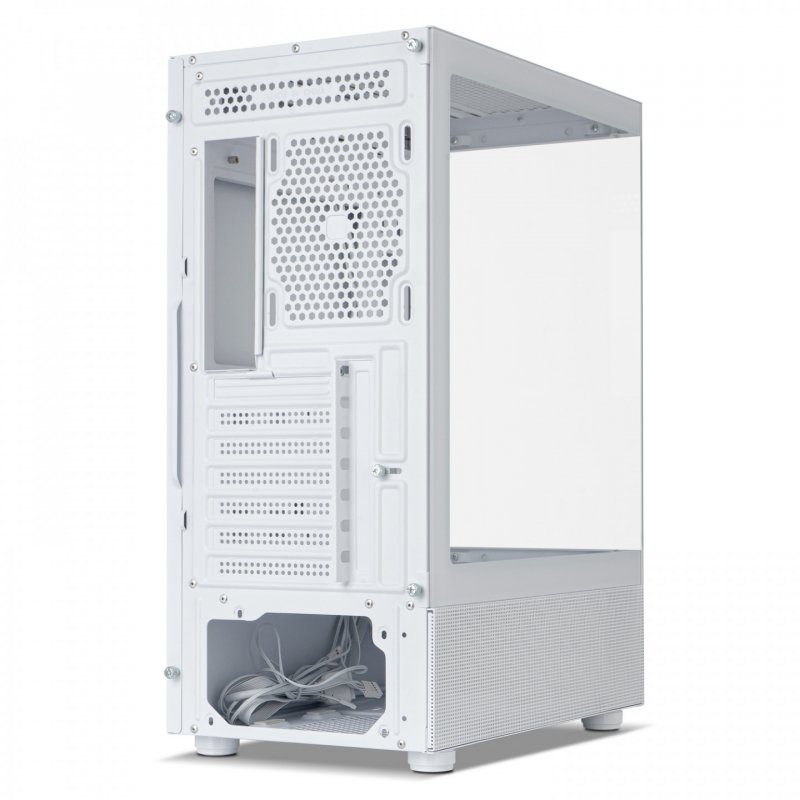 NOX NXHUMMERVSNWH unité centrale Midi Tower Blanc