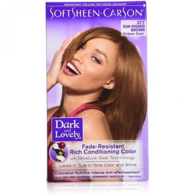 SoftSheen-Carson Dark and Lovely Permanent Hair Color Number 377 Sun Kissed Brown - 4 Count