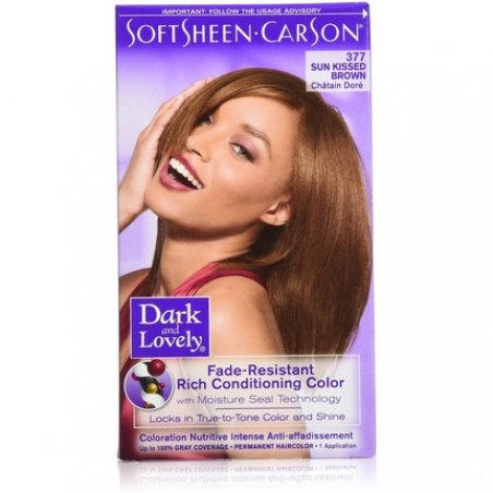 SoftSheen-Carson Dark and Lovely Permanent Hair Color Number 377 Sun Kissed Brown - 4 Count