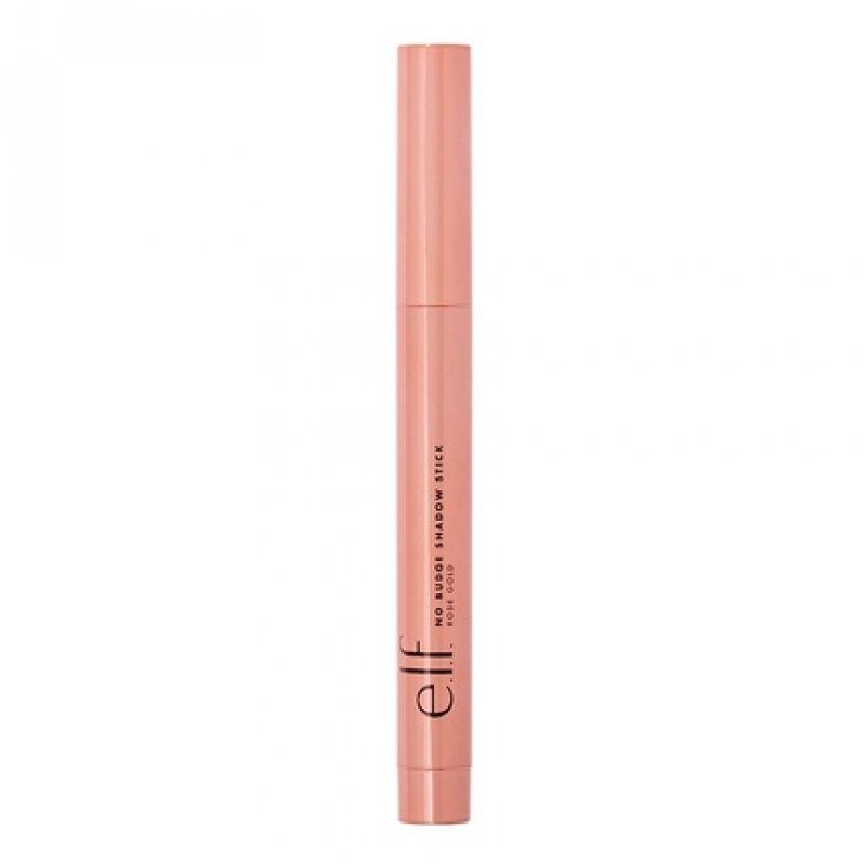 e.l.f. Cosmetics No Budge Shadow Stick Longwear Smudge-Proof Metallic Eyeshadow Rose Gold 0.056 Oz