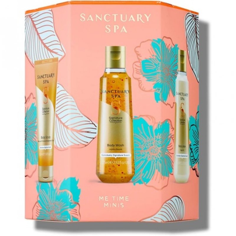 Sanctuary Spa Me Time Minis 200ml Vegan Beauty Gift for Women