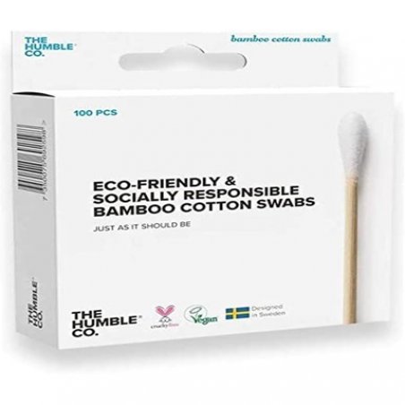 The Humble Co. Natural Cotton Swabs White 100 Count