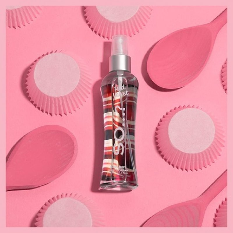 So...? Women's Red Velvet Body Mist Fragrance Spray 100ml