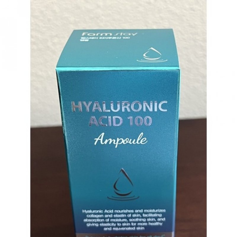 New Farm Stay Hyaluronic Acid 100 Ampoule Intense Skin Hydration Korean Skincare