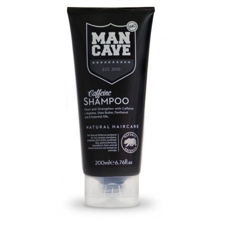 ManCave Caffeine Shampoo 200 ml Shampoing Non-professionnel Hommes