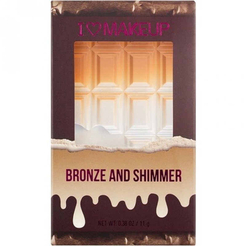 Makeup Revolution I Heart Makeup Chocolate Contour Palette Bronze & Shimmer 11g