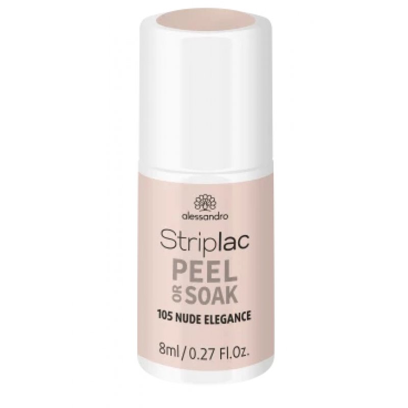 alessandro Striplac Peel or Soak Nude Elegance vernis à ongles avec gel 8 ml Nu