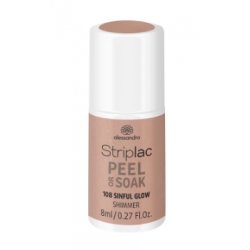 alessandro Striplac Peel or Soak Sinful Glow vernis à ongles avec gel 8 ml Beige