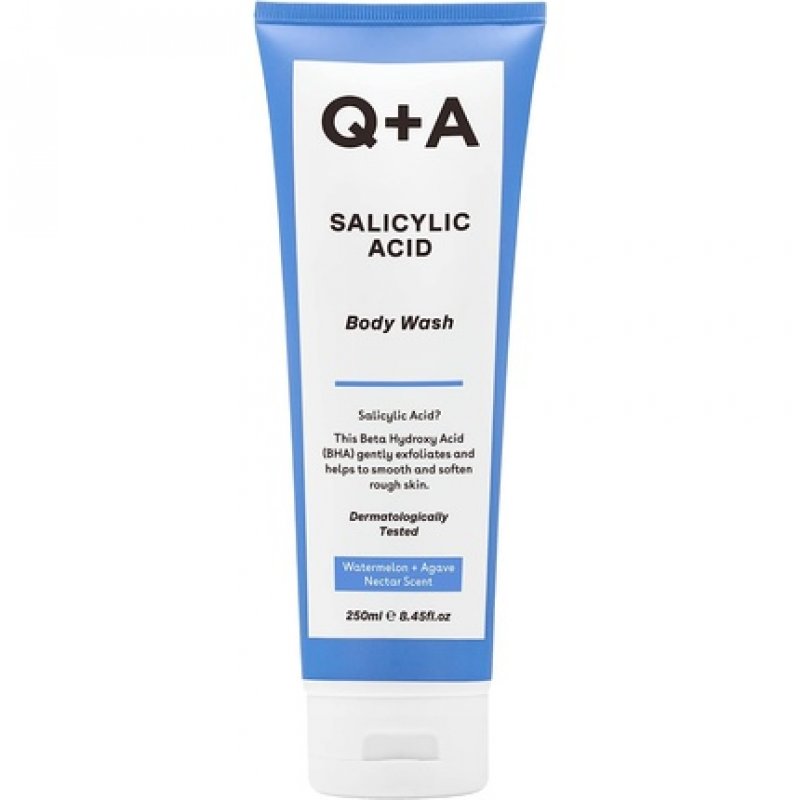 Q A Salicylic Acid Body Wash for Invigorating Body Care with Green Tea Extract 250ml