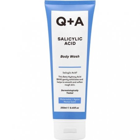 Q A Salicylic Acid Body Wash for Invigorating Body Care with Green Tea Extract 250ml