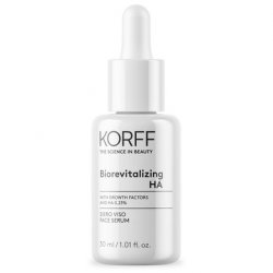 Korff Biorevitalizing HA Face Serum Renewing and Restorative Treatment Moisturizing Skin Bright and Compact Formula