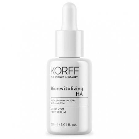 Korff Biorevitalizing HA Face Serum Renewing and Restorative Treatment Moisturizing Skin Bright and Compact Formula