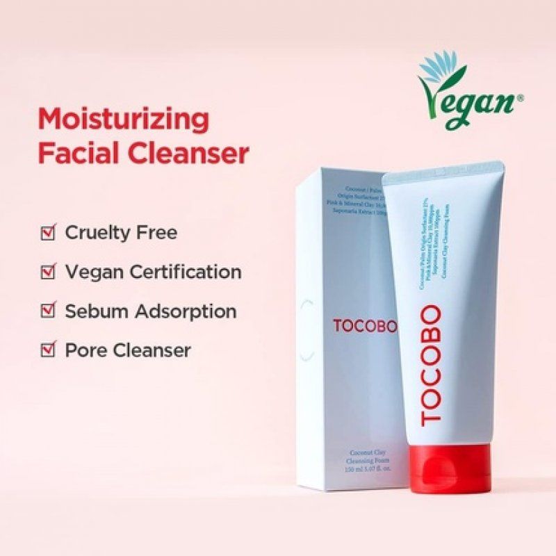 STOCKJBE1 - Coconut Clay Cleansing Foam