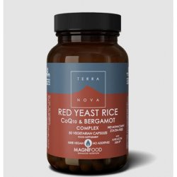 Terranova Red Yeast Rice Co-Q-10 & Bergamot Complex 50 Capsules