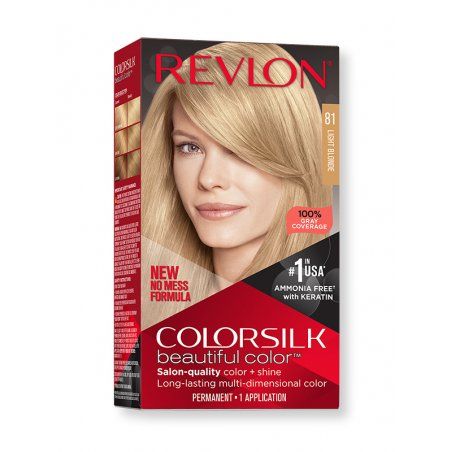 Revlon Colorsilk Light Blonde 81 Hair Dye Color G34