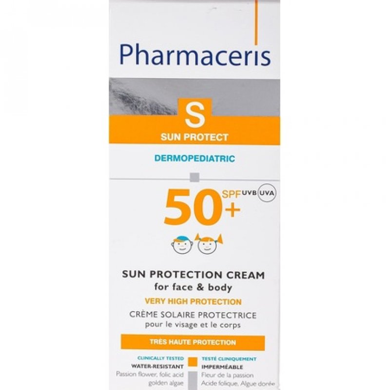 Pharmaceris Sun Protection Cream SPF50 for Children for Face and Body 125ml