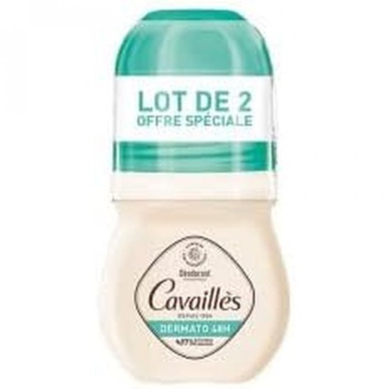Rogé Cavaillès Dermato Deodorant Sensitive Skin 48H Roll On 50ml - Pack of 2