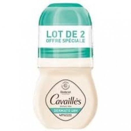 Rogé Cavaillès Dermato Deodorant Sensitive Skin 48H Roll On 50ml - Pack of 2