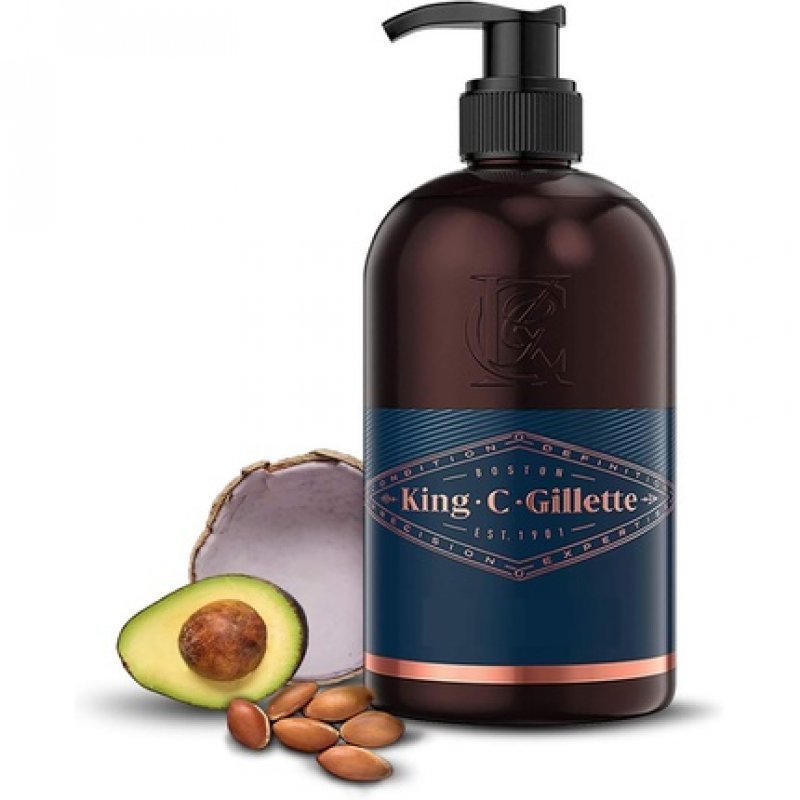 King C. Gillette Beard and Face Cleanser for Men 350ml