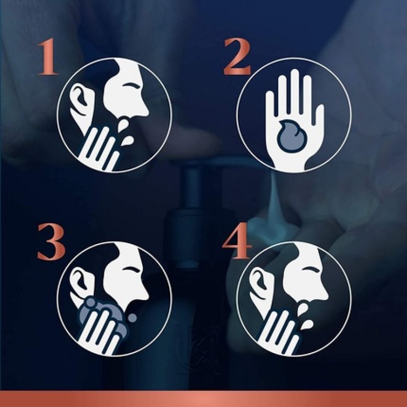 King C. Gillette Beard and Face Cleanser for Men 350ml