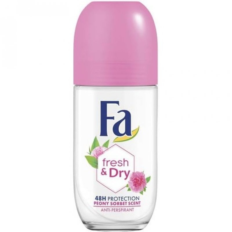 Fa Fresh & Dry Antiperspirant Peony Sorbet Roll-On 50ml