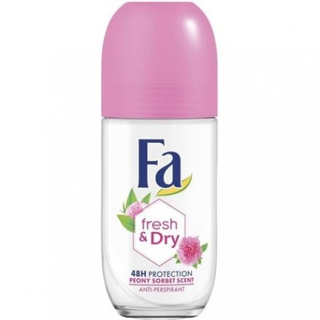 Fa Fresh & Dry Antiperspirant Peony Sorbet Roll-On 50ml