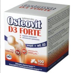 Osteovit D3 Forte 100 Tablets Healthy Bones Joints Calcium Vit.D3