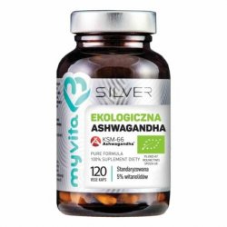 Bio Ashwagandha 200mg KSM-66 Silver Myvita Poland