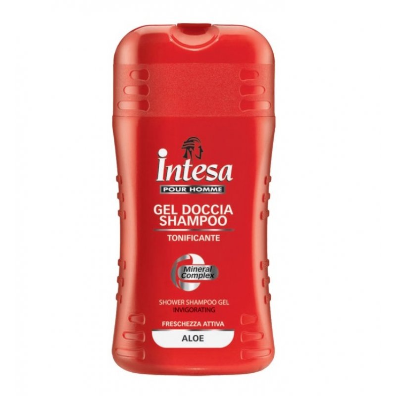 Intesa Pour Homme Shower Gel Shampoo Toning Active Fresh Aloe 250ml