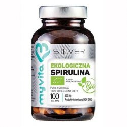 MyVita Silver Spirulina Organic 100 Capsules