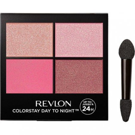 Revlon ColorStay Day to Night Eyeshadow Quad 16HR Wear 4.8g Matte and Shimmer Finish Pretty 565 Rosy Pinks