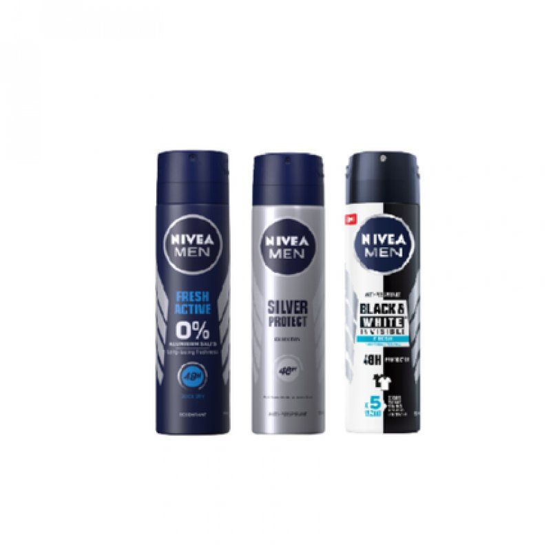Nivea Men Long-Lasting Anti-Perspirant Deodorant Spray Fragrance 48 Hour 150ml