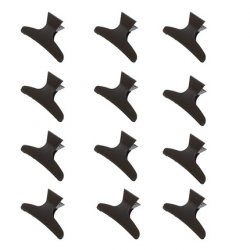 Xanitalia Pro 12 Black Plastic Tweezers