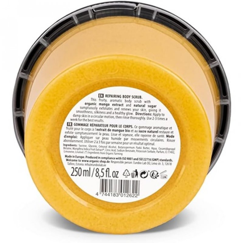 Organic Shop Kenyan Mango Body Scrub 250ml