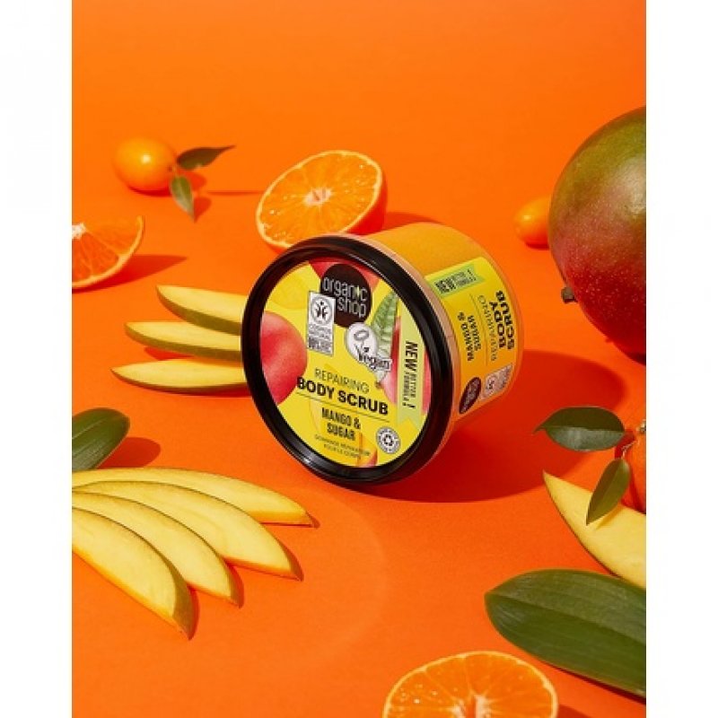 Organic Shop Kenyan Mango Body Scrub 250ml