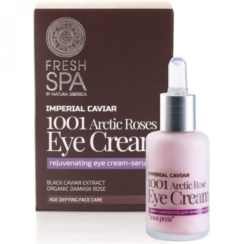 Natura Siberica Imperial Caviar 1001 Arctic Roses Eye Cream 30ml with Organic Damask Rose