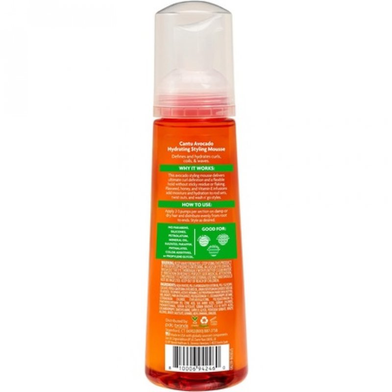 Cantu Avocado Hydrating Styling Mousse 248ml