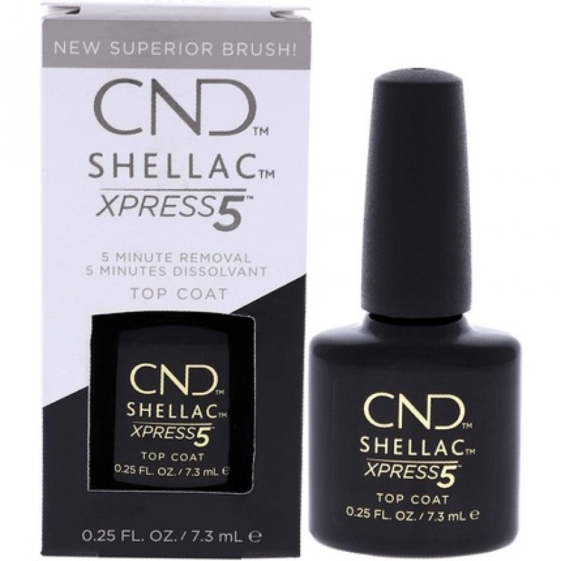 CND Shellac Nail Polish Kit with Xpress5 Top Coat 7.3mL