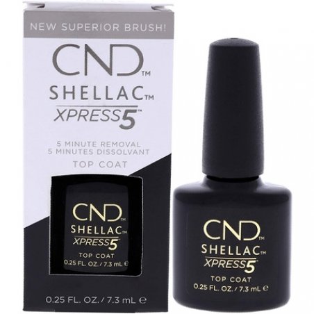 CND Shellac Nail Polish Kit with Xpress5 Top Coat 7.3mL