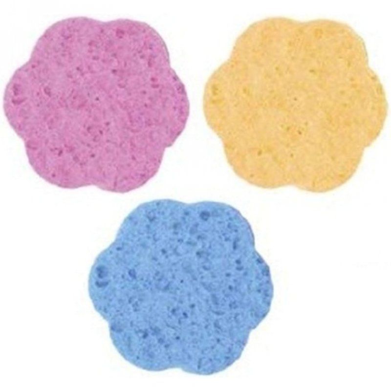 x12 Cellulose Makeup Remover Sponge 70mm - EuroStil