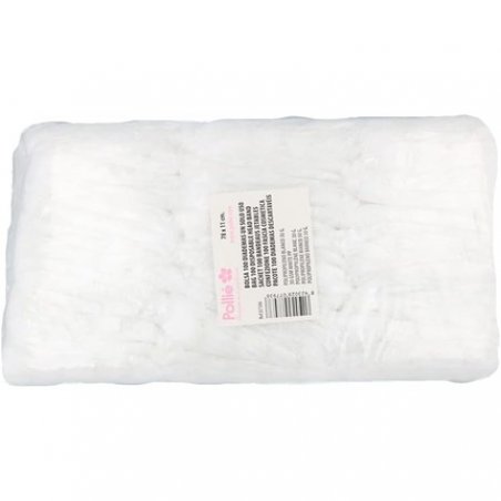 Eurostil Headbands White Use Only 78 X 11 Cm 100u Solid Color