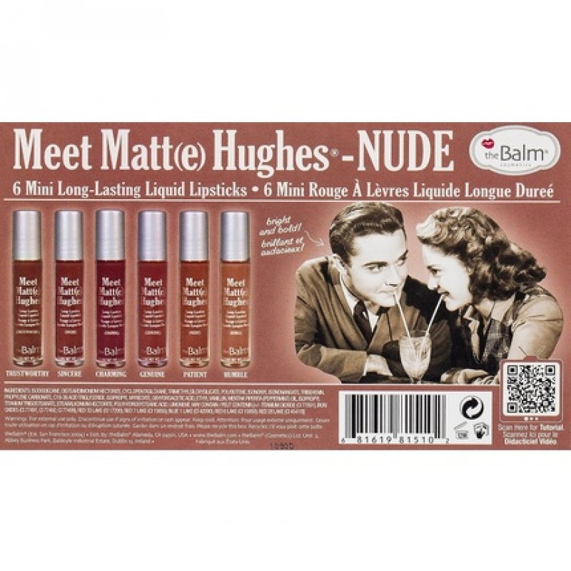 Lips by theBalm Cosmetics Meet Matt(e) Hughes Nude Set