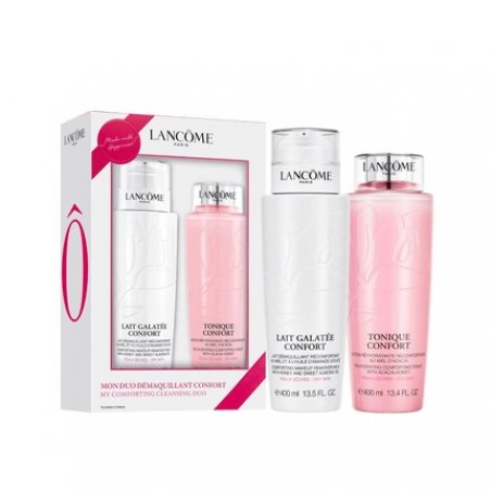 Lancome Duo Confort Gift Set: 400ml Galatée Confort Cleansing Milk 400ml Tonique Confort Hydrating Toner