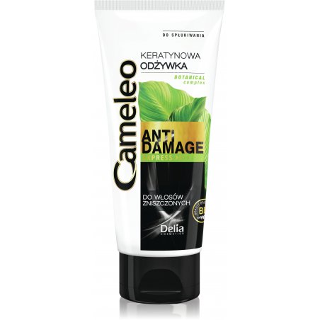 Cameleo Keratin Conditioner Repair Treatment with Keratin and Argan Oil for Damaged Dry Brittle Hair Thermo Protect